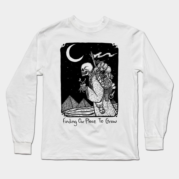 Finding out Place to Grow Long Sleeve T-Shirt by neomlei